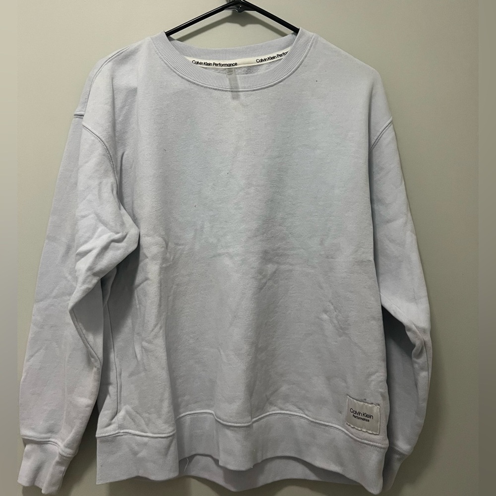 blue crewneck - fleece inside